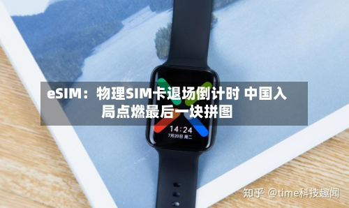 eSIM：物理SIM卡退场倒计时 中国入局点燃最后一块拼图-第2张图片