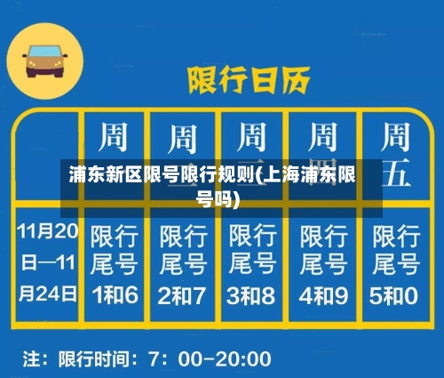 浦东新区限号限行规则(上海浦东限号吗)-第2张图片