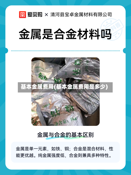 基本金属费用(基本金属费用是多少)