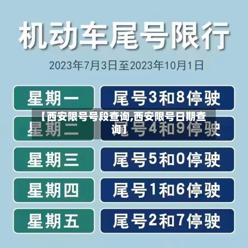 【西安限号号段查询,西安限号日期查询】-第3张图片