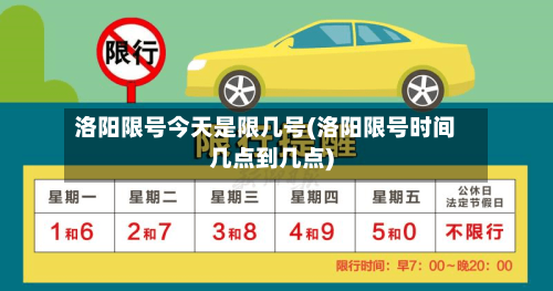 洛阳限号今天是限几号(洛阳限号时间几点到几点)-第2张图片