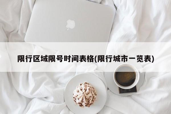 限行区域限号时间表格(限行城市一览表)